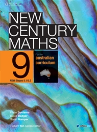 New Century Maths 9 for the Australian Curriculum NSW Stage 5.1/5.2 (Student Book with 4 Access Codes) - 9780170193047