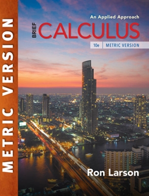 Calculus: An Applied Approach, Brief, International Metric Edition