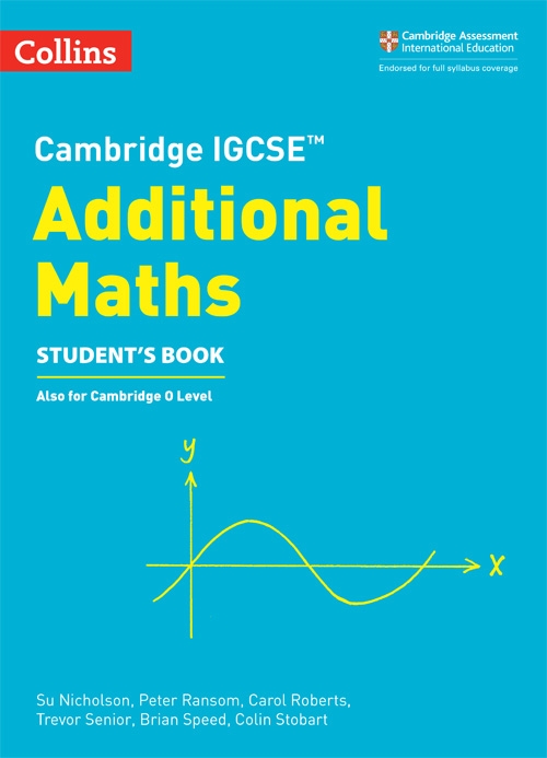 Picture of  Cambridge IGCSE Additional Maths Student's Book