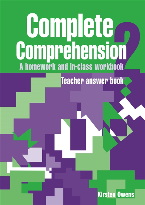 Picture of  Complete Comprehension 2 Teacher Answer Book : Teacher Answer Book