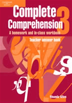 Complete Comprehension 3 Teacher Answer Book - 9780170111287