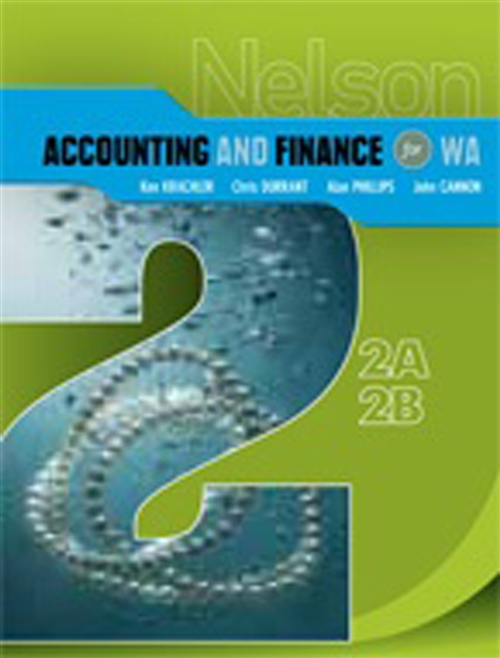 Picture of  Nelson Accounting and Finance for WA 2A-2B
