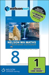 Nelson WA Maths 8 for the Australian Curriculum (1 Access Code Card) - 9780170214339