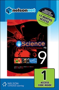 Nelson iScience Year 9 for the Australian Curriculum (1 Access Code Card) - 9780170218634