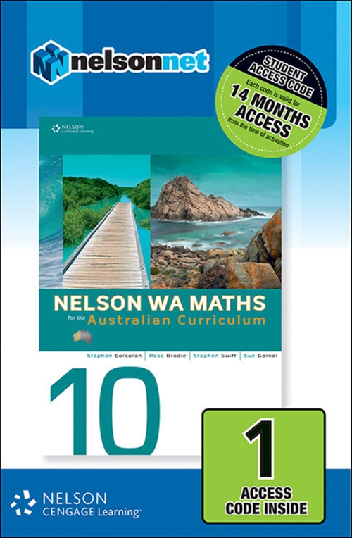 Picture of Nelson WA Maths 10 for the Australian Curriculum (1 Access Code Card)