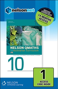 Nelson QMaths Year 10 for the Australian Curriculum (1 Access Code Card) - 9780170220408