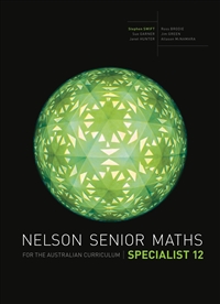 Nelson Senior Maths Specialist 12 for the Australian Curriculum