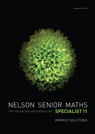 Nelson Senior Maths Specialist 11 Solutions DVD - 9780170251501