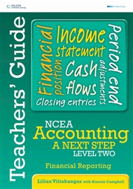 NCEA Accounting A Next Step Level Two: Financial Reporting Teacher's Guide - 9780170262446