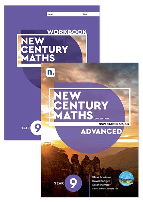 Picture of  NCM 9 Advanced Student Book and Workbook pack with 1 x 26 month NelsonNetBook access code