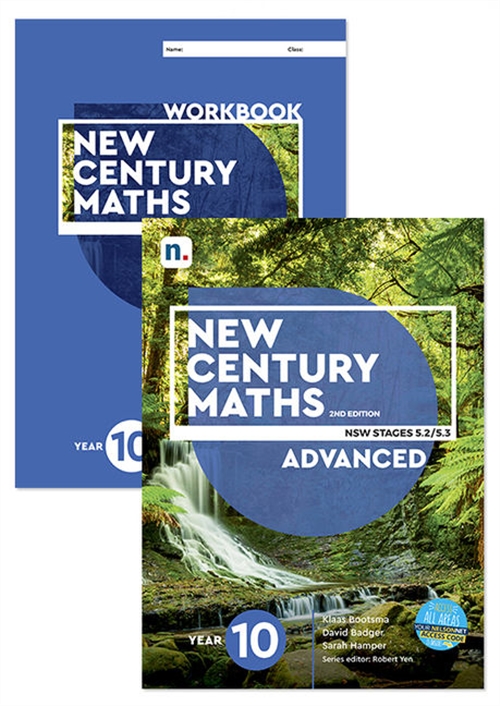 Picture of  NCM 10 Advanced Student Book and Workbook pack with 1 x 26 month NelsonNetBook access code