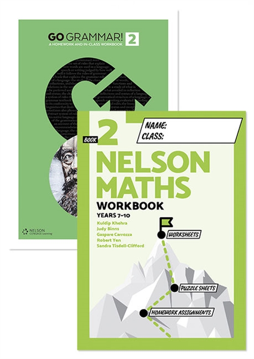 Picture of Go Grammar and Nelson Maths 2 Student Workbook Pack