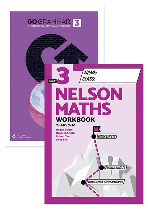 圖片 Go Grammar and Nelson Maths 3 Student Workbook Pack