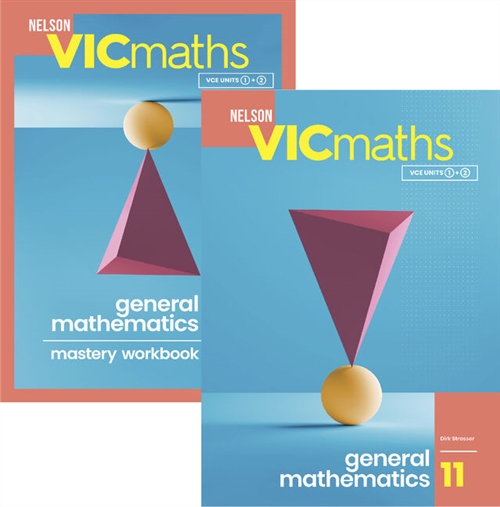 Picture of  Nelson VicMaths 11 GENERAL SB WB Value Pack with Nelson MindTap 15 Months