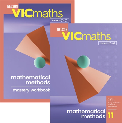 Picture of  Nelson VicMaths 11 METHODS SB WB Value Pack with Nelson MindTap 15 Months