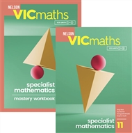Nelson VicMaths 11 SPECIALIST SB WB Value Pack with Nelson MindTap 15 Months - 9780170306379