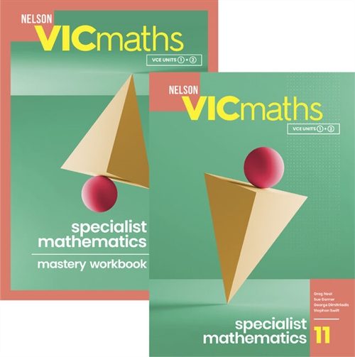 Picture of  Nelson VicMaths 11 SPECIALIST SB WB Value Pack with Nelson MindTap 15 Months