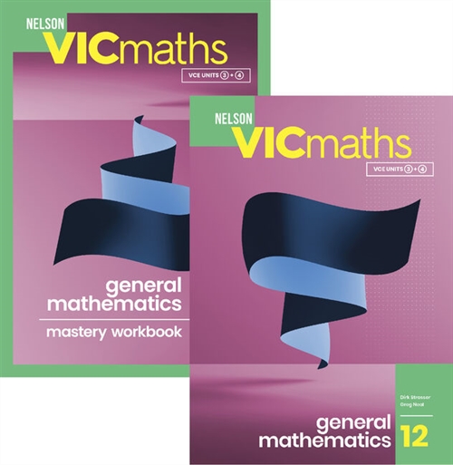 Picture of  Nelson VicMaths 12 GENERAL SB WB Value Pack with Nelson MindTap 15 Months