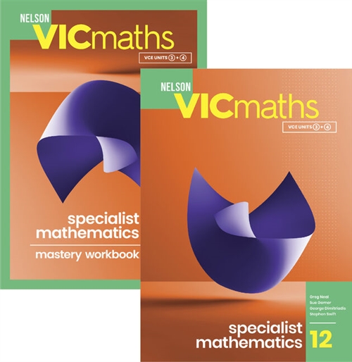 Picture of  Nelson VicMaths 12 SPECIALIST SB WB Value Pack with Nelson MindTap 15 Months