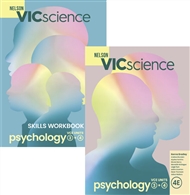 VicScience Psychology VCE 3&4 SB WB  Value Pack with Nelson MindTap 15 Months - 9780170306423
