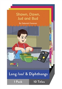 Nelson Phonics in a Box 3: Long /oo/ Sound Graphemes & Diphthongs Story Books x 10