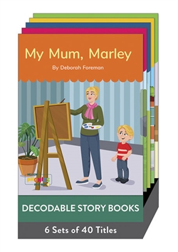 Nelson Phonics in a Box 3: Decodable Story Books x 40, Pack of 6 - 9780170336383