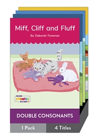 Nelson Phonics in a Box 2: Double Consonants Story Books x 4