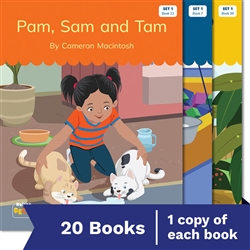 Nelson Decodable Readers Set 1 Pack x 20 - 9780170343381