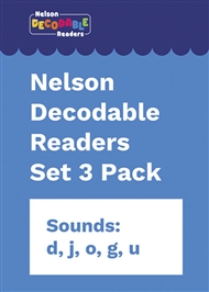 Nelson Decodable Readers Set 3 Pack x 20 - 9780170343404