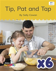 Tip, Pat and Tap x 6 (Set 1, Book 17) - 9780170343602