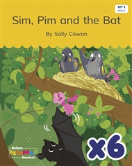 Sim, Pim and the Bat x 6 (Set 2, Book 6) - 9780170343695