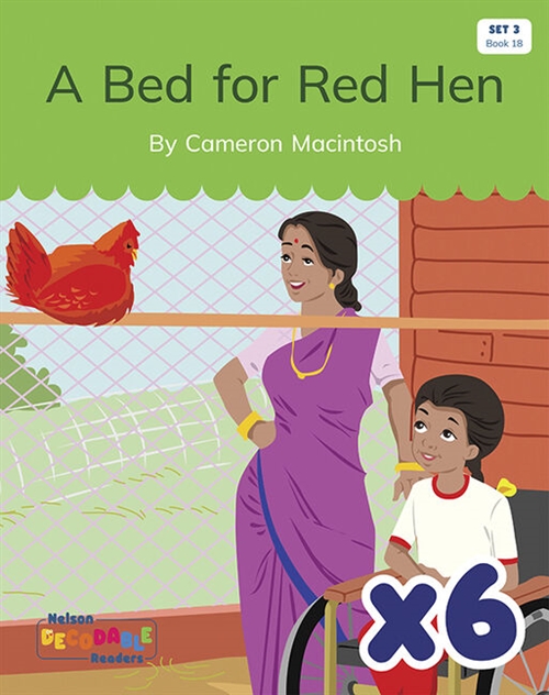 Picture of  A Bed for Red Hen x 6 (Set 3, Book 18)