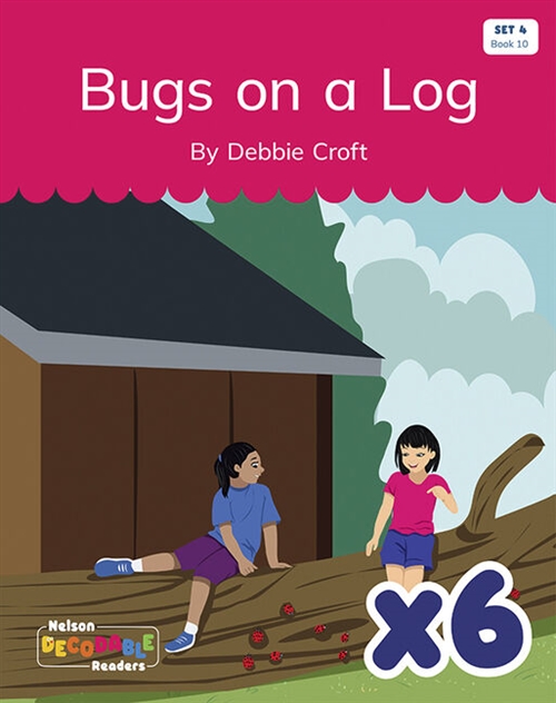 Picture of  Bugs on a Log x 6 (Set 4, Book 10)