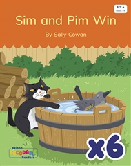 Sim and Pim Win x 6 (Set 4, Book 14) - 9780170344173