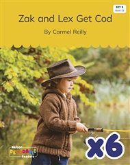 Zak and Lex Get Cod x 6 (Set 5 Book 19) - 9780170344425
