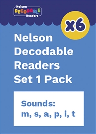 Nelson Decodable Readers Set 1 small group pack x 120 - 9780170344449