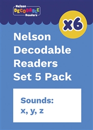 Nelson Decodable Readers Set 5 small group pack x 120 - 9780170344487