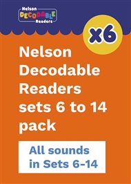 Nelson Decodable Readers Sets 6 to 14 Classroom Set Pack X 660 - 9780170344708