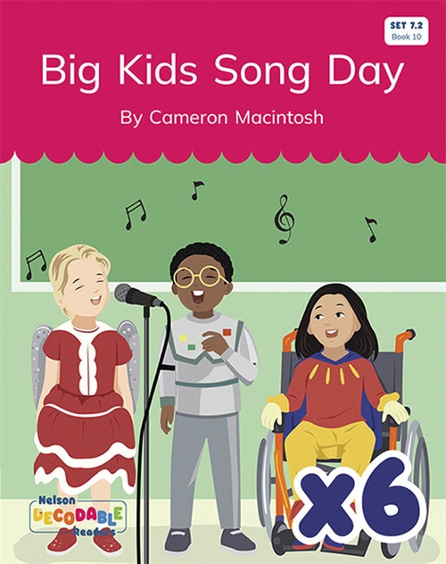 Picture of  Big Kids Song Day x 6 (Set 7.2, Book 10)