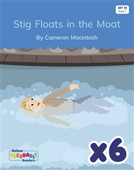 Stig Floats in the Moat x 6 (Set 10, Book 7) - 9780170345415