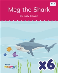 Meg the Shark x 6 (Set 11, Book 1) - 9780170345453