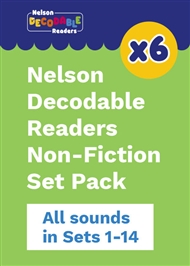Nelson Decodable Readers Sets 1-14 Non-Fiction Pack x 378 - 9780170346658