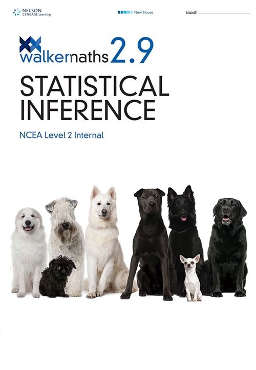 Picture of  Walker Maths Senior 2.9 Statistical Inference Workbook