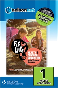 Fit for Life! for Victoria Levels 9 – 10 (1 Access Code Card) - 9780170383240