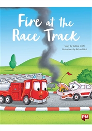 PM Educational Lap Book: Fire at the Race Track (Toytown Fire Engine Lap Book and Foam Board Cut Out) - 9780170387583