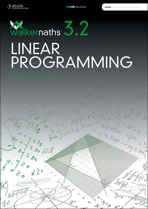 Picture of  Walker Maths Senior 3.2 Linear Programming Workbook