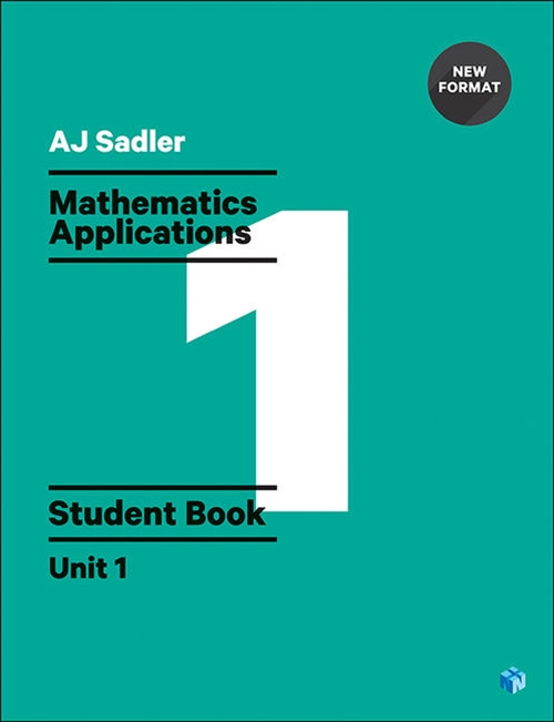Picture of Sadler Senior Maths Applications Unit 1 Revised Student access code, 26 months access