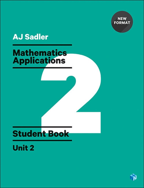 Picture of  Sadler Maths Applications Unit 2 ' Revised with 2 Access Codes