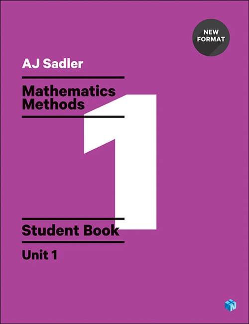 Picture of Sadler Senior Maths Methods Unit 1 Revised Student access code, 26 months access