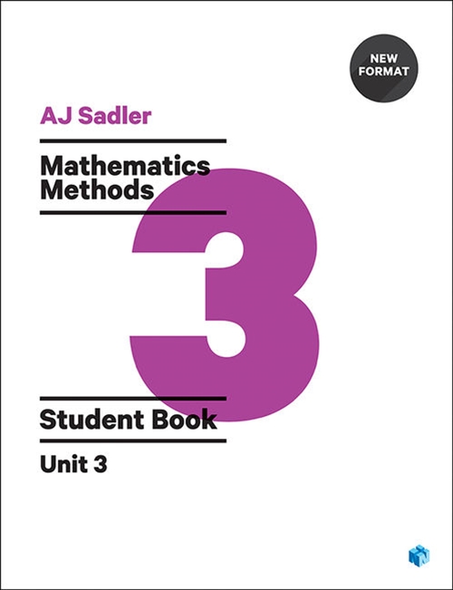 Picture of  Sadler Maths Methods Unit 3 ' Revised Format with 2 access codes